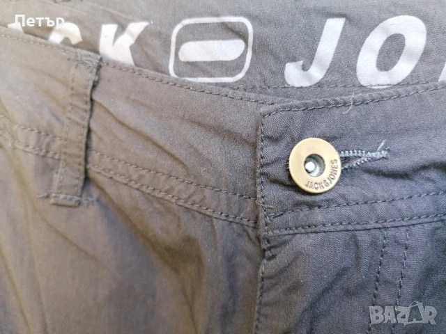 Продавам чисто нови черни памучни панталони Denim - Jack Jones, снимка 10 - Панталони - 50894094