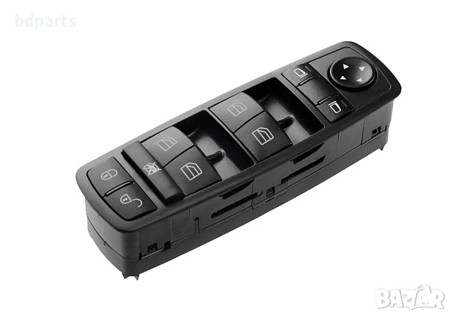 Бутони Ключ за ел.стъкла Mercedes A W169, B W245, Без Прибиране, 3 ПИН, снимка 1 - Части - 56142602