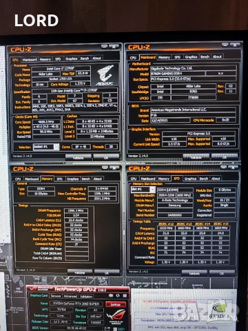 Геймърски i7 12700f, RTX 2060 Super 8GB, RAM 16GB DDR4 3200, SSD 512GB NVME, снимка 7 - Геймърски - 53286923