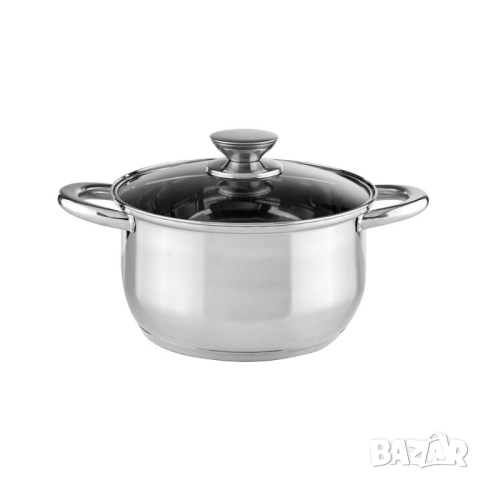 Комплект съдове за готвене Muhler  от 8 части, неръждаема стомана, снимка 6 - Съдове за готвене - 52133752