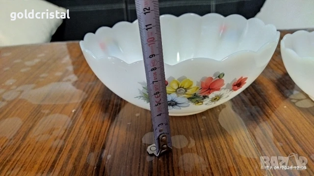 френски аркопал купа , снимка 3 - Антикварни и старинни предмети - 16955422