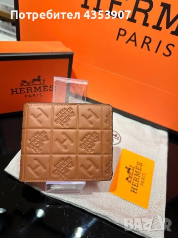 Hermes портмоне намалено естествена кожа, снимка 2 - Портфейли, портмонета - 52198216