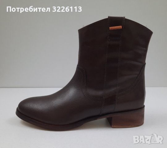Дамски кожени боти Cox - размери 37 и 38., снимка 3 - Дамски боти - 38839356
