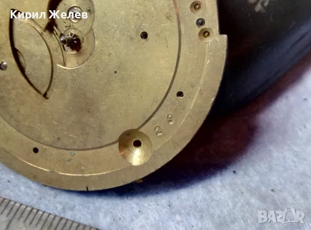 МЕХАНИЗЪМ от РЯДЪК КОЛЕКЦИОНЕРСКИ СТАР ШВЕЙЦАРСКИ ДЖОБЕН ЧАСОВНИК 12311, снимка 13 - Антикварни и старинни предмети - 48563362