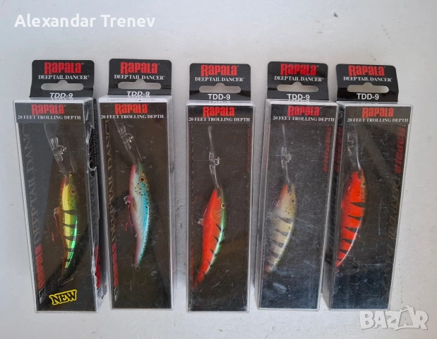 Воблери Rapala TD и TDD, снимка 6 - Такъми - 53691706