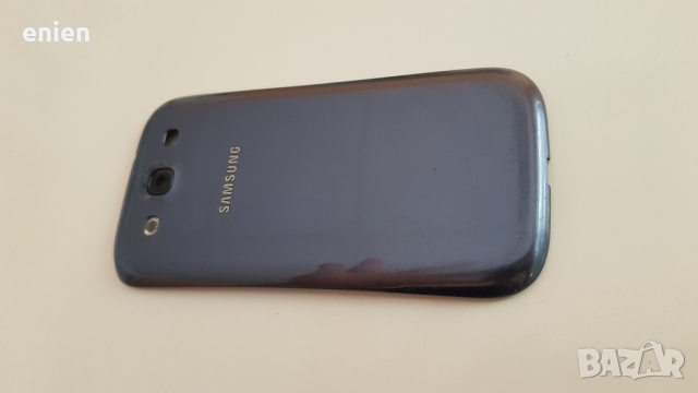 Употребяван Капак батерия за Samsung Galaxy S3 / S3 Neo / Тъмносин /, снимка 3 - Резервни части за телефони - 36080427