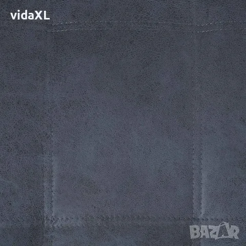 vidaXL Масажираща кушетка с възглавница, сива, изкуствен велур, снимка 8 - Кушетки - 56146488