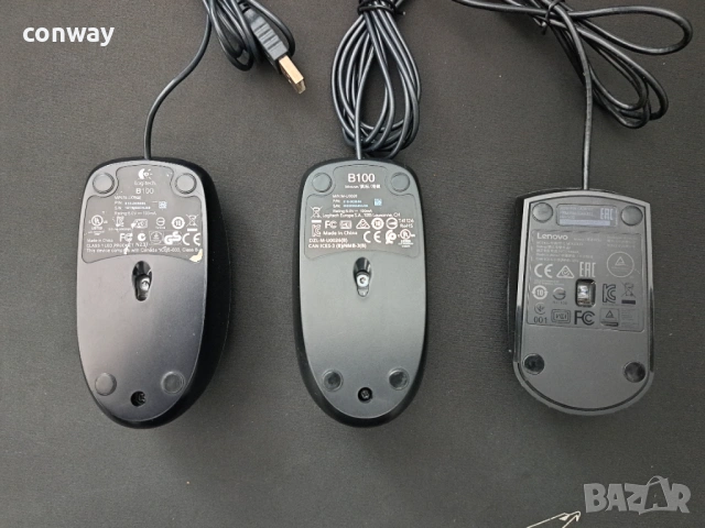 Комплект мишки за компютър - 5 броя, снимка 3 - Клавиатури и мишки - 53649369