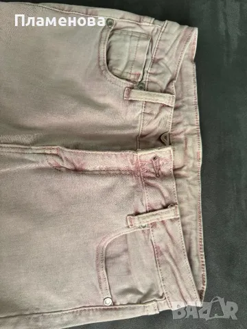 Дамски дънки пепел от рози с панделка - M, снимка 10 - Дънки - 49488632