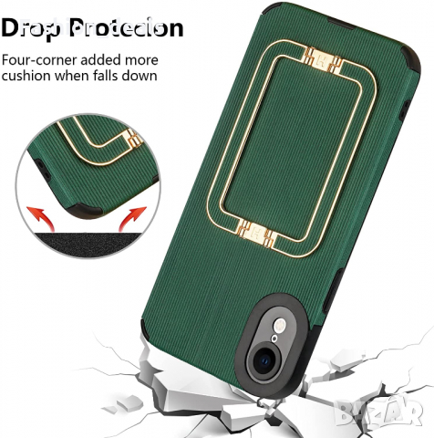 Нов удобен калъф / кейс за iPhone XR 6,1 инча Айфон със стойка Държач, снимка 5 - Калъфи, кейсове - 36186859