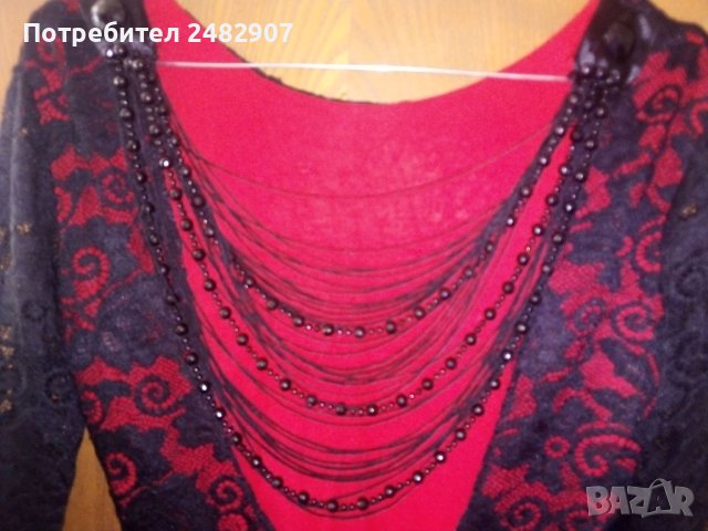 Елегантна дамска рокля, снимка 3 - Рокли - 41488476