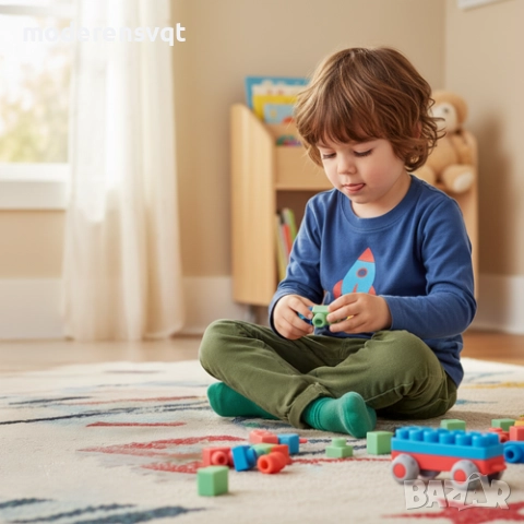 Гумени блокчета - сензорни 30 броя, снимка 6 - Конструктори - 52402200