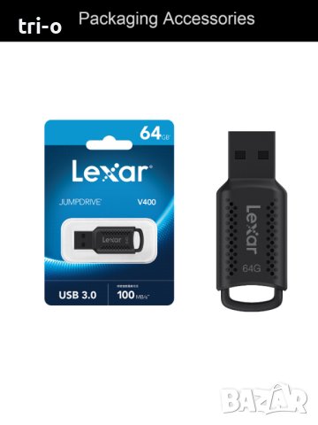 Lexar Флаш памет 64GB USB 3.0, снимка 6 - USB Flash памети - 42000564