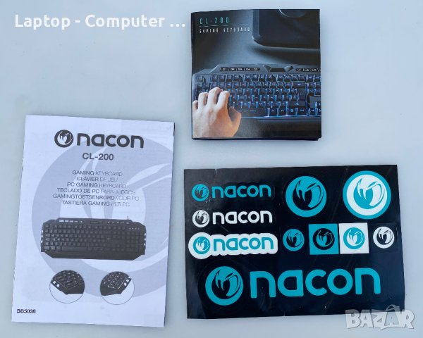 Нова геймърска клавиатура NACON CL-200 , снимка 5 - Клавиатури и мишки - 41753105