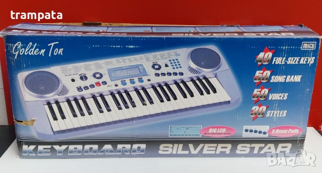 НАЙ ДОБРАТА ОФЕРТА Синтезатор Golden Ton Silver Star 