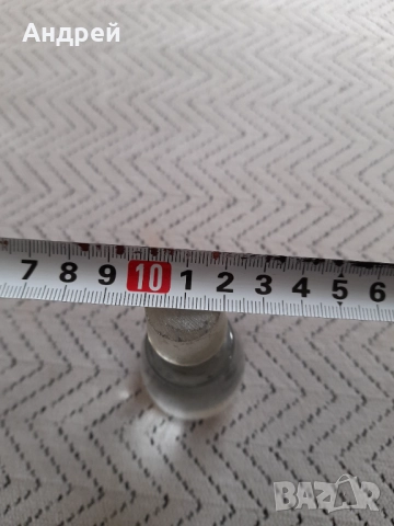Стара стъклена запушалка,тапа за гарафа, снимка 6 - Други ценни предмети - 52978469