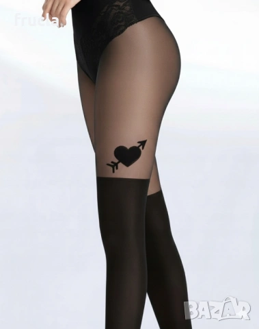 Валентински Чорапогащник Сърце, снимка 3 - Бельо - 53129009