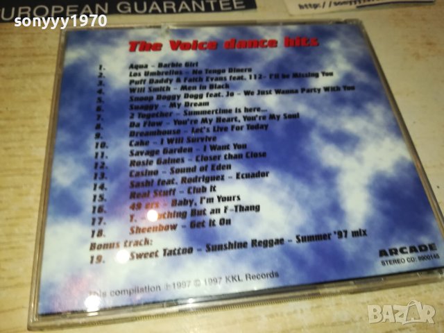 VOICE DANCE HITS CD 1309231122, снимка 13 - CD дискове - 42175283