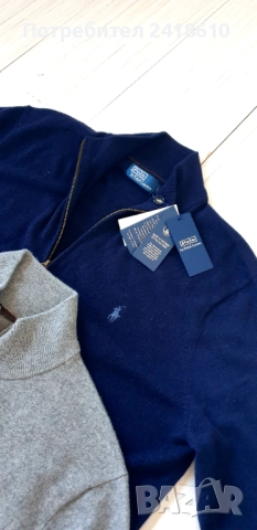 POLO Ralph Lauren Cardigan Wool  Knitted Full Zip Mens Size L НОВО! ОРИГИНАЛ! Мъжки Вълнени Жилетки , снимка 10 - Пуловери - 52794158