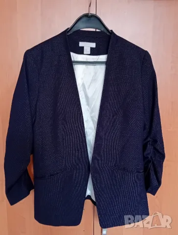 Тъмно синьо сако НМ, снимка 4 - Сака - 48650231