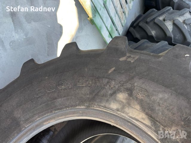 Гума Firestone 1 бр. 600/65/28 (Lot-062), снимка 2 - Селскостопанска техника - 41528687