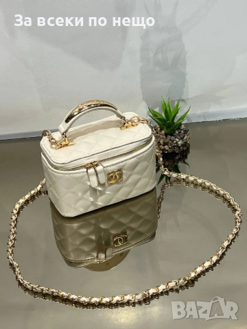 Chanel Дамска Чанта Тип Куфар - Различни Цветове Код SK1058, снимка 10 - Чанти - 53790851