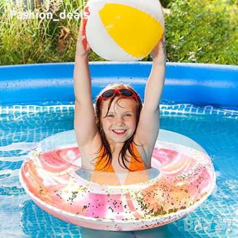 Нов Екологичен PVC Детски Плаващ Пръстен Пояс Деца Подарък Море Басейн, снимка 2 - Водни спортове - 42649171