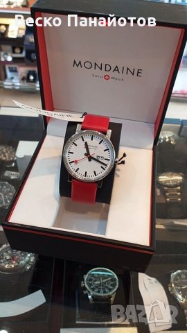 Швейцарски-MONDAINE-Evo Big/A627.11 - намален от 800, снимка 8 - Други - 36026946