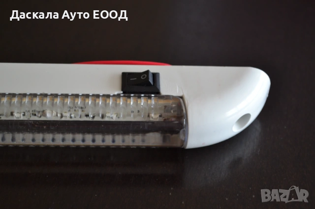 1бр. интериорна LED Лед лампа плафон с 18 диода, ключ вкл/изкл, 12-24V , ЧЕРВЕНА, снимка 4 - Аксесоари и консумативи - 53716779