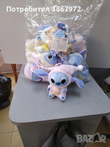 Labubu Stitch, Лабубу Стич Ключодържател, снимка 2 - Плюшени играчки - 51502102