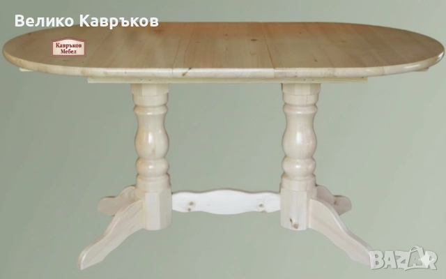 Маса "Денвър",от масив., снимка 2 - Маси - 28073530