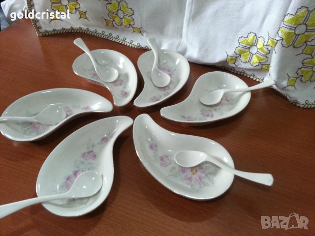 Стар български порцелан чинии Изида 