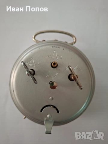 	Будилник механичен, работи точно, звъни, профилактиран, Германия-Kaiser, снимка 3 - Антикварни и старинни предмети - 53706469