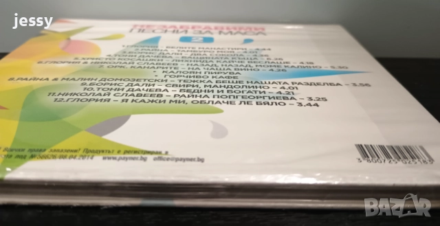 Незабравими песни за маса 1, 2, Песни за маса , снимка 7 - CD дискове - 7165707