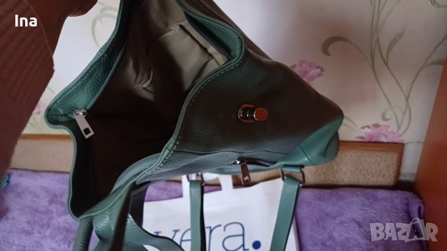 Нова! Vera Pelle раница, снимка 7 - Раници - 52450525