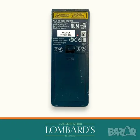 Лазерна ролетка BOSCH GLM 40, N: 1139678, снимка 2 - Измервателни инструменти - 56115153