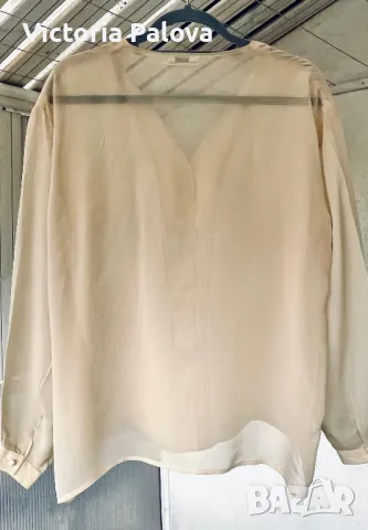 Копринена риза/блуза оригинал  MANI (ARMANI) Италия, снимка 9 - Ризи - 49554942