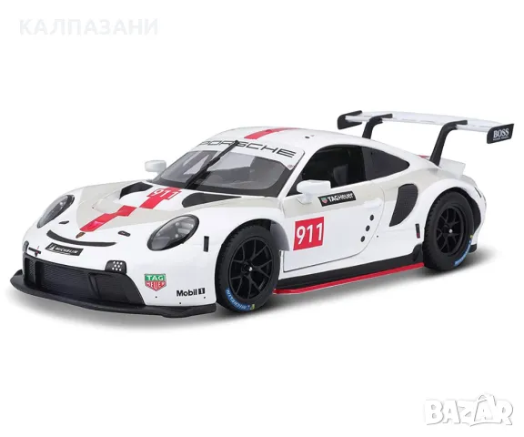 Bburago Race - модел на кола 1:24 - Porsche 911 RSR Bburago 1:24 18-28013, снимка 2 - Коли, камиони, мотори, писти - 49124979