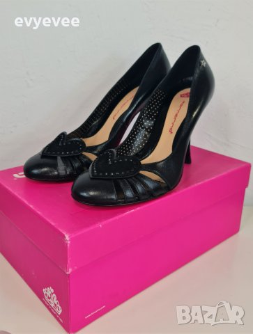 Естествена кожа дамски обувки на ток FORNARINA, снимка 11 - Дамски елегантни обувки - 40920515