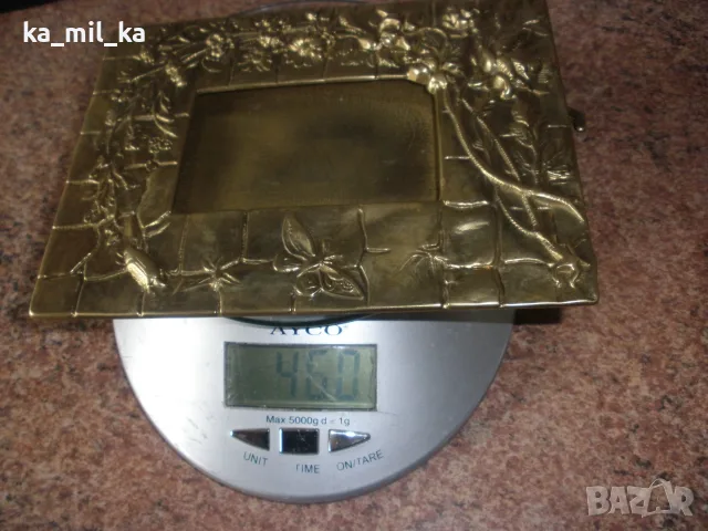 Рамка за снимки-Бронзова, снимка 7 - Рамки за снимки и картини - 56136482