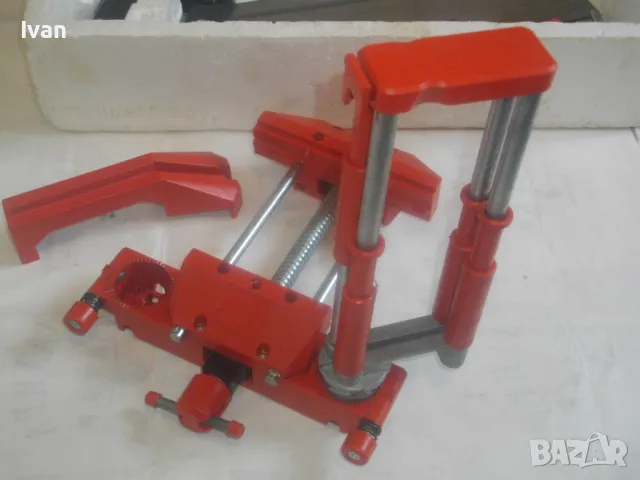 НОВ BESSEY ФРГ ТРИОН РЪЧЕН ПАСВАТЕЛ С МЕНГЕМЕ СТОЙКА ВЪРТЕЛИВА ФУНКЦИЯ 90 ГРАДУСА Старо качество, снимка 12 - Други инструменти - 47875831