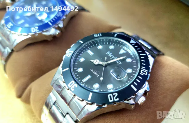 Бизнес часовник, снимка 3 - Мъжки - 48421183