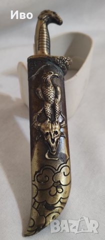 Голяма месингова запалка меч , снимка 10 - Колекции - 41162450