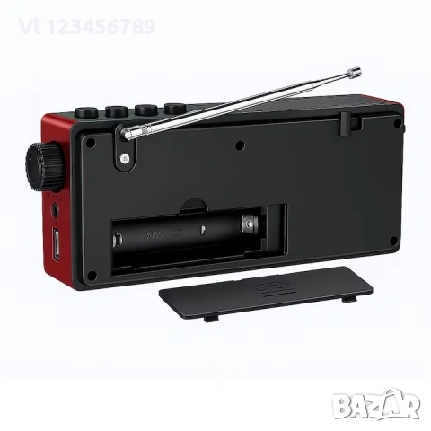 Соларно стерео радио JOC-6138REC-S +Bt Fm/Am ,USB,Tf , снимка 2 - Радиокасетофони, транзистори - 53854036