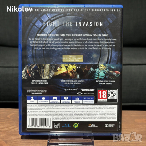 Prey PS4 (Съвместима с PS5), снимка 3 - Игри за PlayStation - 43871944