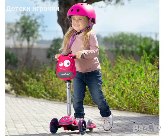 Детски скутер smarTrike Т1, розов, тротинетка за деца, снимка 15 - Скутери и тротинетки - 50182129