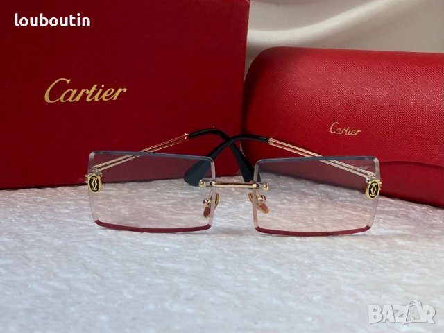 Cartier висок клас прозрачни слънчеви очила Мъжки Дамски слънчеви, снимка 4 - Слънчеви и диоптрични очила - 39140229