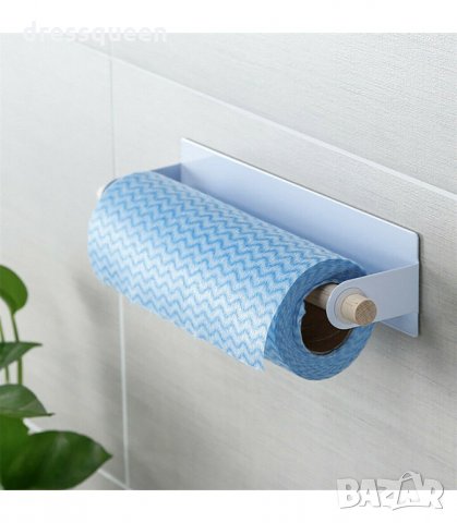 2931 Поставка за кухненска хартия с оригинален дизайн - самозалепваща, снимка 4 - Аксесоари за кухня - 34265270
