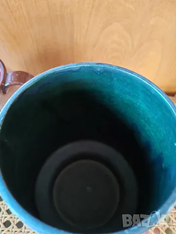 Цветна креамична кашпа - Германия .Нова, снимка 3 - Декорация за дома - 49030713