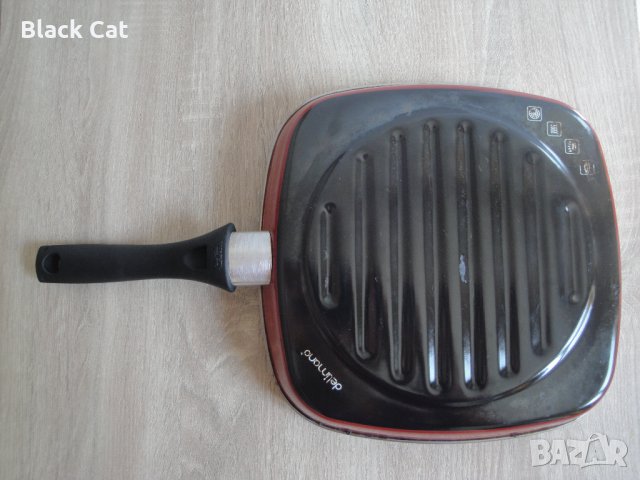 Грил тиган "Delimano Stone Legend" / "Делимано Стоун Ледженд / Леджънд", 27 см., тигани, тенджера, снимка 5 - Съдове за готвене - 35969504